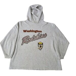 Vintage Washington Redskins Hoodie Mens XL Gray NFL Football 1992 Cliff Engle